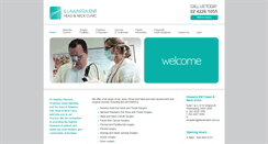 Desktop Screenshot of illawarraent.com.au